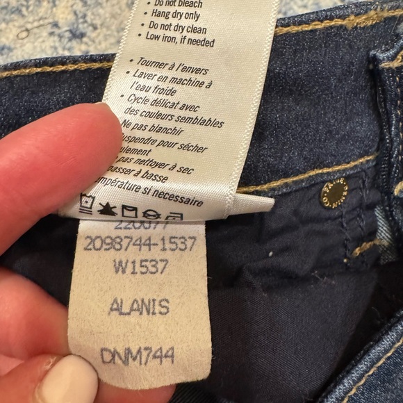 Paige Denim Margot Ultra Skinny High Rise Jeans Size 25 in Alanis Dark Blue NWOT - Picture 6 of 13